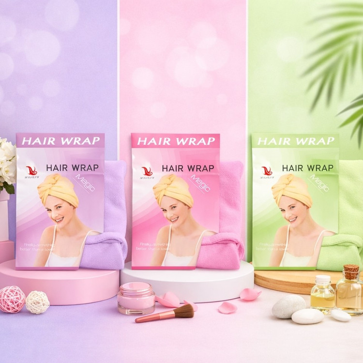 حوله سر جادویی کلاهدار (Hair Wrap Magic) برند Leteng