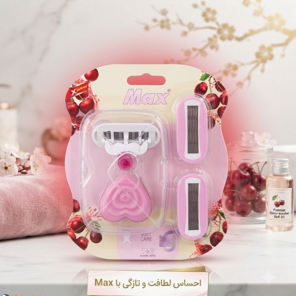 ژیلت زنانه مکس با دو سری یدک