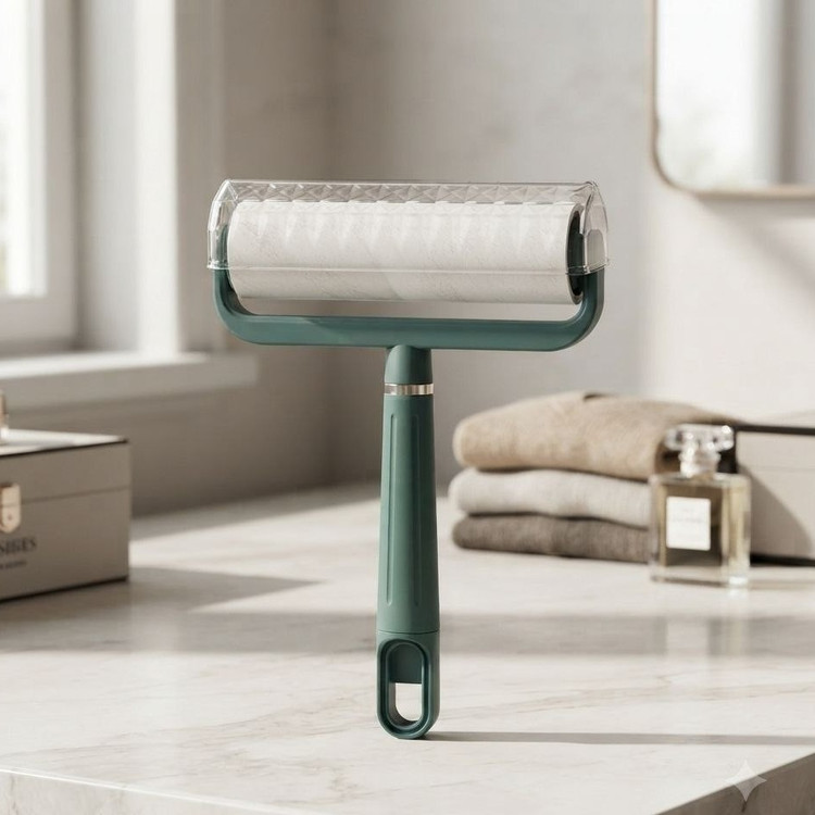 غلتک پرزگیر و جمعکننده مو (Lint Roller)