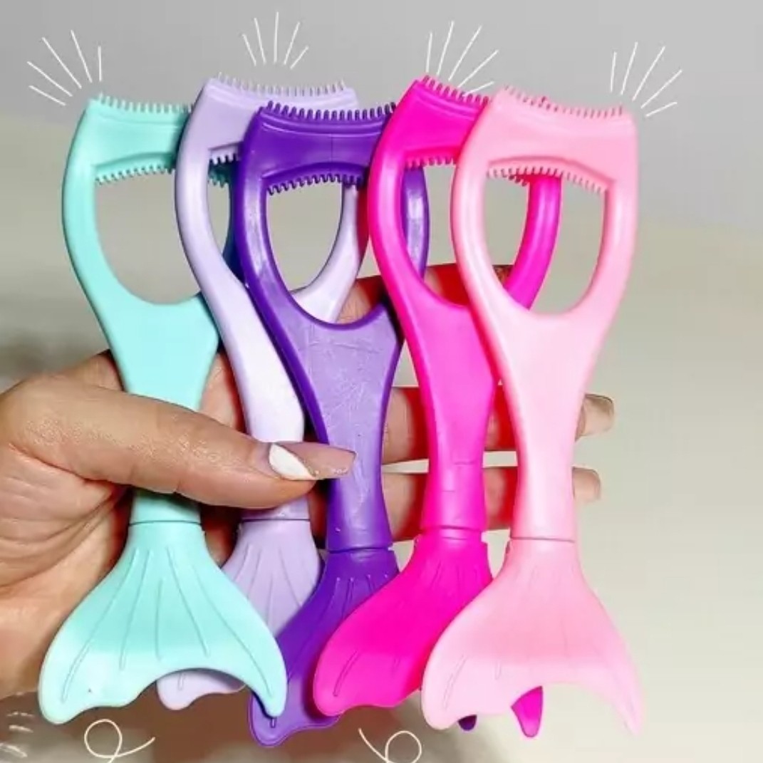 شابلون خط چشم و ریمل سیلیکونی مدل پری دریایی