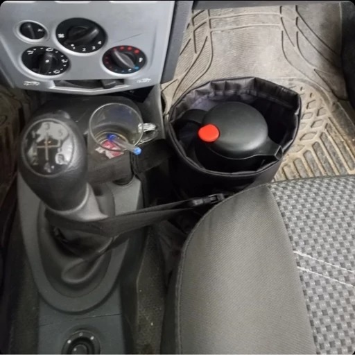 کیف فلاسک و جابطری خودرو طرح چرم
