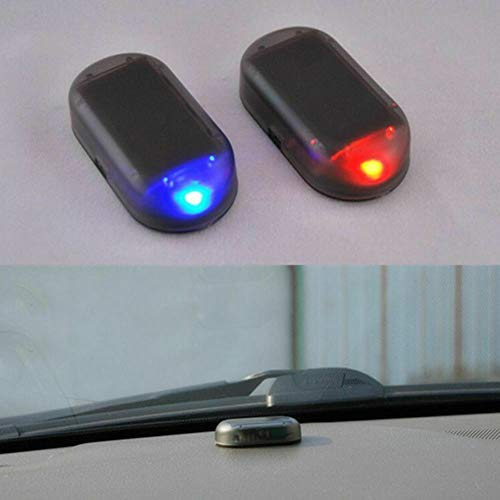 چراغ LED خودرو خورشیدی مدل چشمک زن ضد سرقت اتومبیل