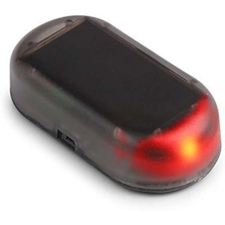 چراغ LED خودرو خورشیدی مدل چشمک زن ضد سرقت اتومبیل