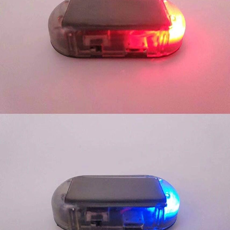 چراغ LED خودرو خورشیدی مدل چشمک زن ضد سرقت اتومبیل