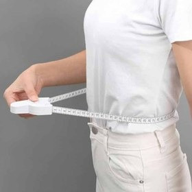 متر خیاطی اندازه گیری بدن مدل قفل دار جمع شو 1.5 متری