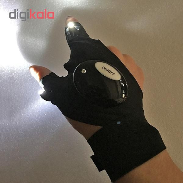 دستکش چراغ دار مدل LED 01