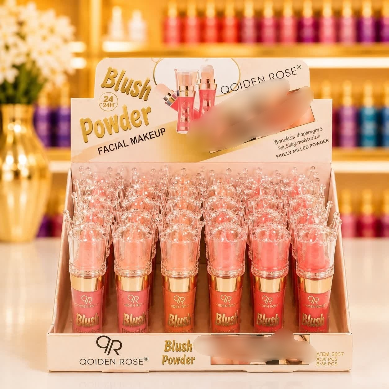رژگونه و هایلایتر پودری تاجدار(قیمت مناسب،عرضه مستقیم)