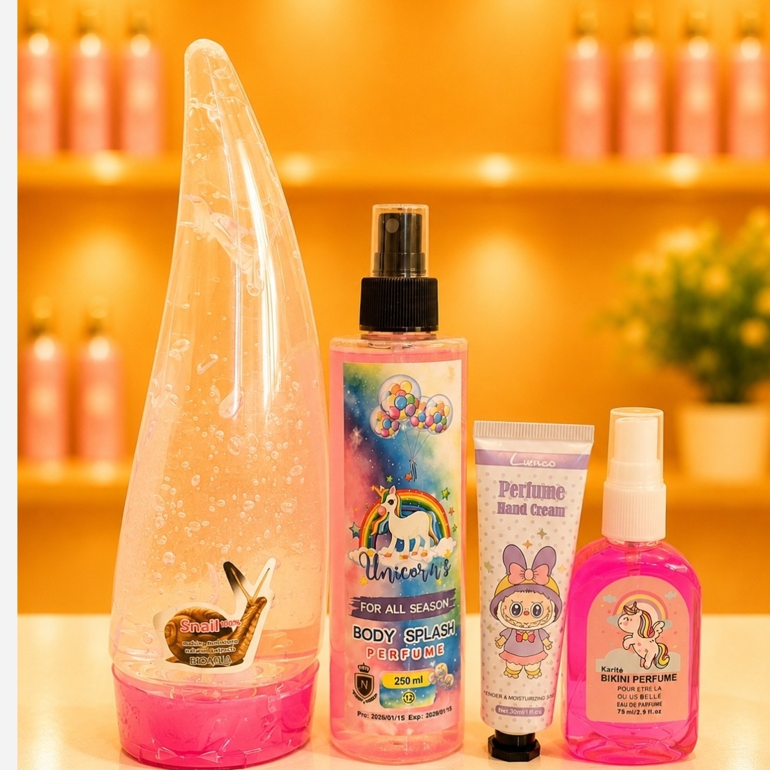 ژل شاخکی ابرسان پک 3عددی یونیکورنی(قیمت مناسب،عرضه مستقیم)