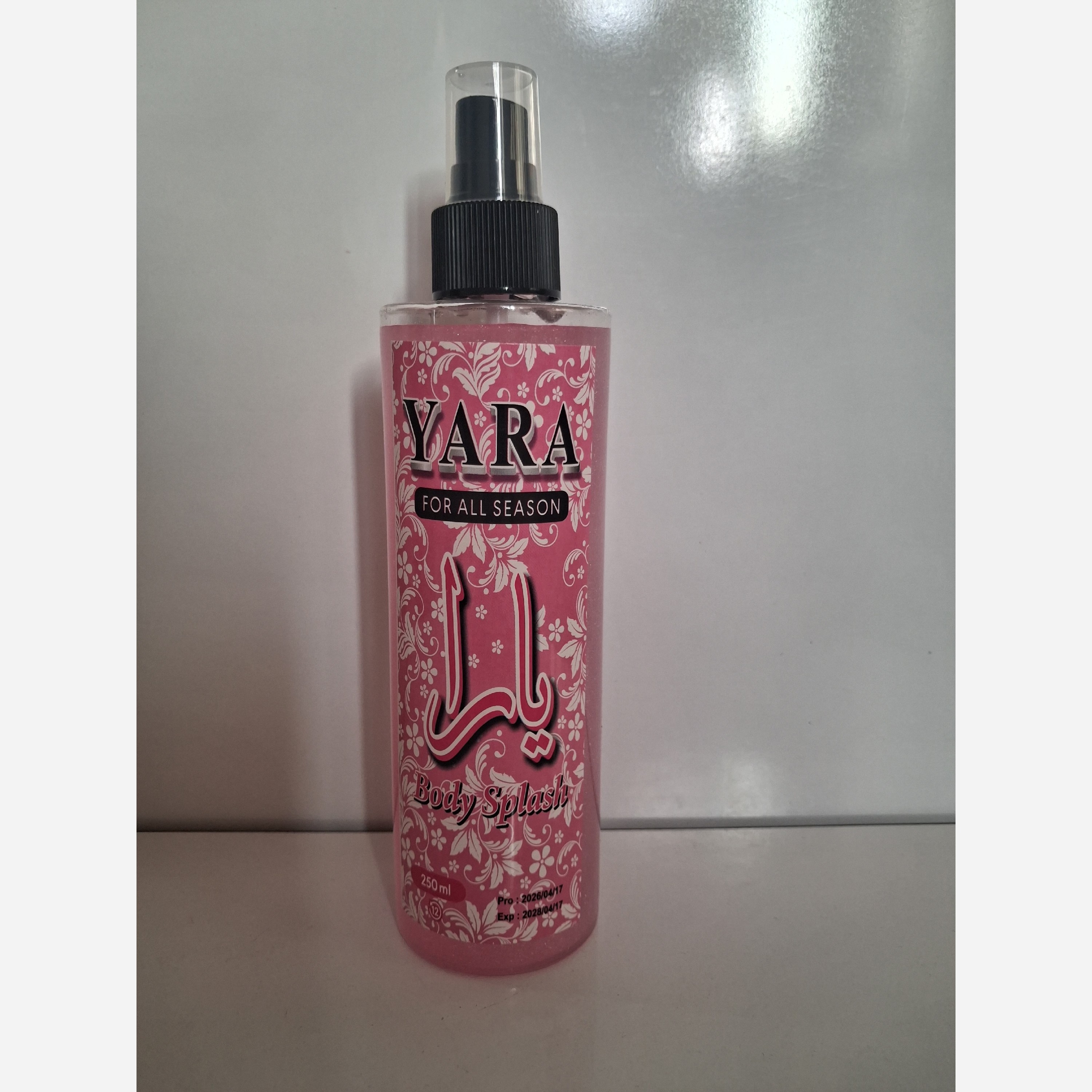 بادی اسپلش یارا شاین دار زنانه 250میل رندوم(قیمت مناسب عرضه مستقیم)