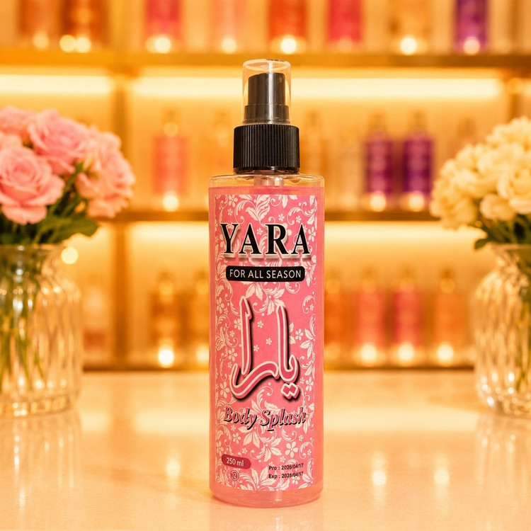 بادی اسپلش یارا شاین دار زنانه 250میل رندوم(قیمت مناسب عرضه مستقیم)