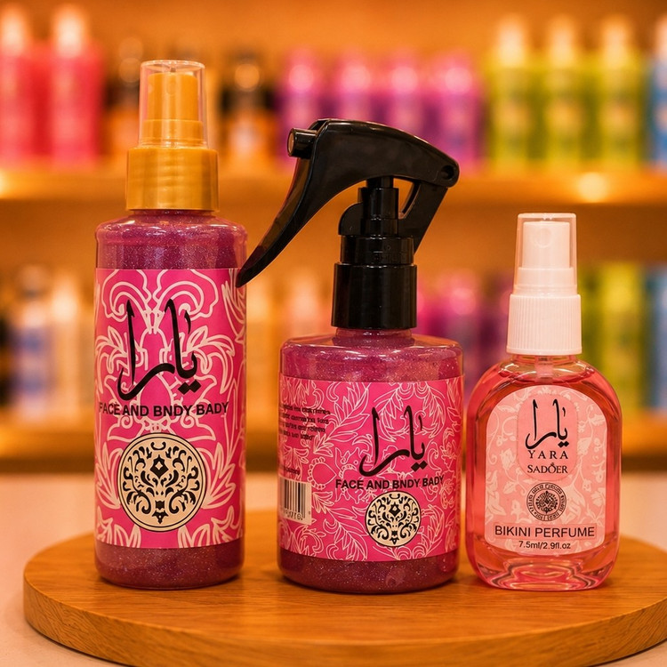 یارا پک 3عددی بادی اسپلش عطرمو و عطربیکینی(قیمت مناسب،عرضه مستقیم)