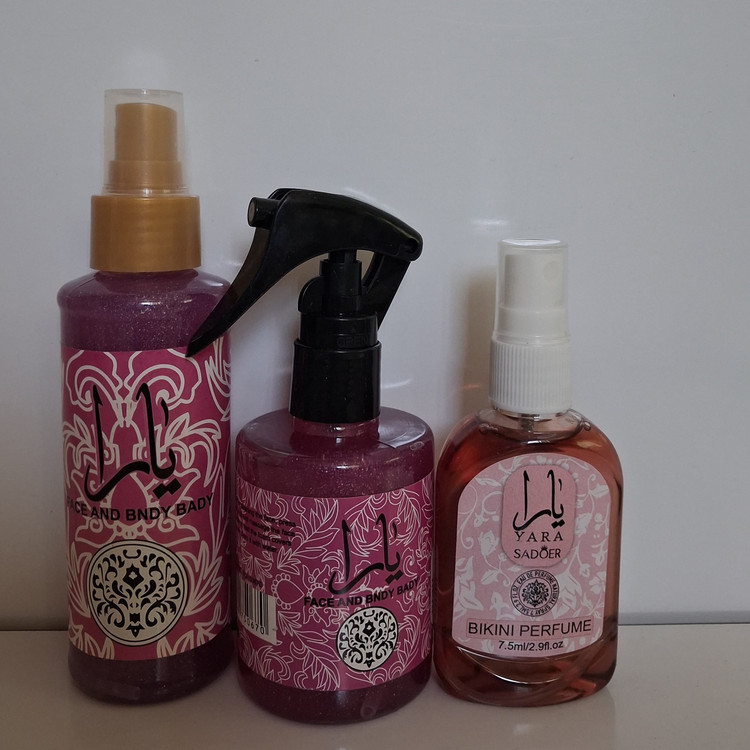 یارا پک 3عددی بادی اسپلش عطرمو و عطربیکینی(قیمت مناسب،عرضه مستقیم)